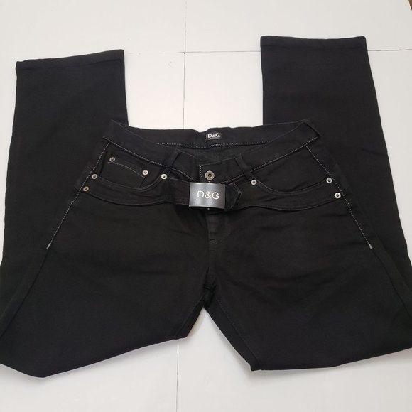 Dolce & Gabbana Other - D&G Dolce & Gabbana Black Front Buckle Jeans  31